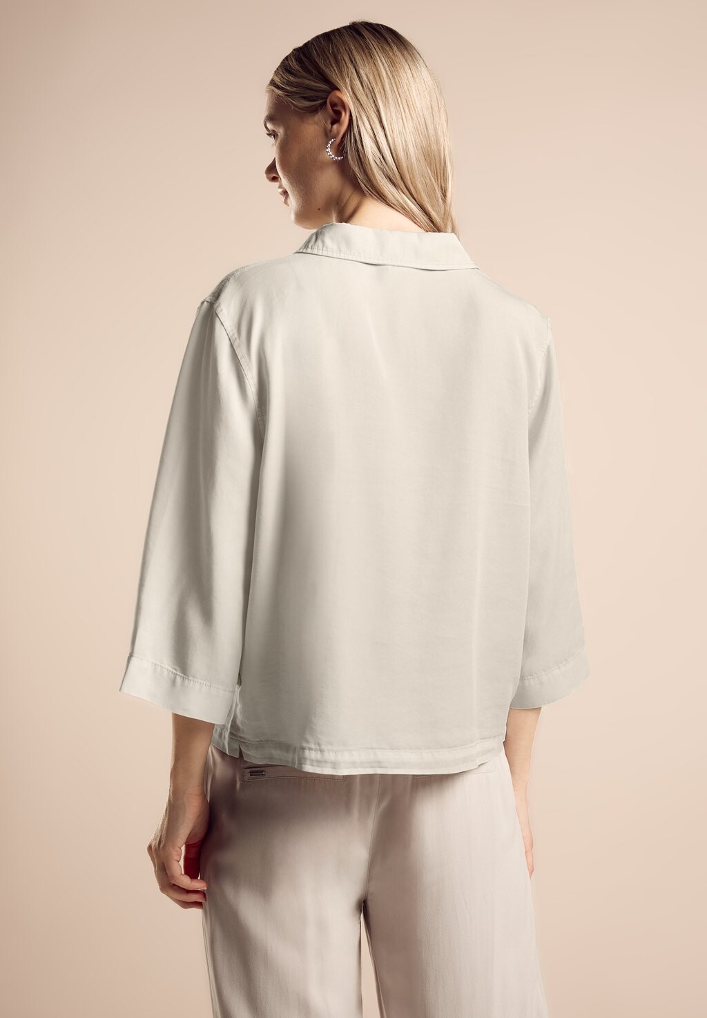 

Блузка на пуговицах IM WASHED-LOOK Street One, цвет Mottled Beige
