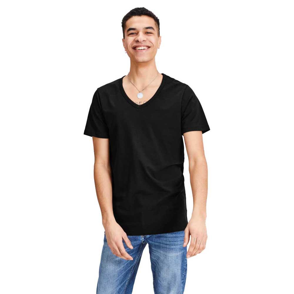 

Футболка с коротким рукавом Jack & Jones Basic V-Neck, черный