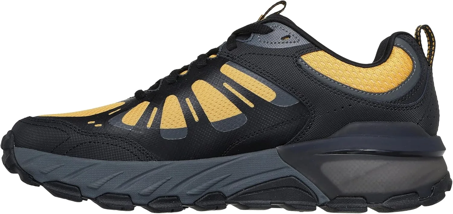 Мужские кроссовки Skechers Max Protect Sherwood Ridge, черный/желтый — фото 4