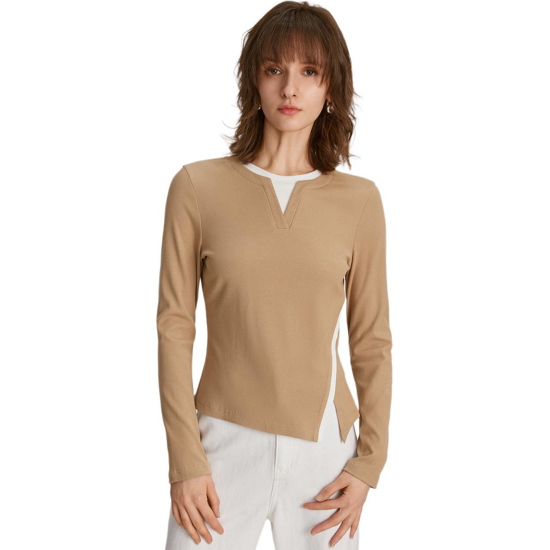 

Футболка Women's Crew Neck Moderate Straight Fit ELLE, хаки