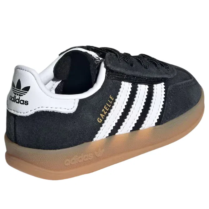 Кроссовки Adidas Gazelle Indoor Comfort Closure 'Core Black Cloud White Gum' IH9131, черный — фото 4