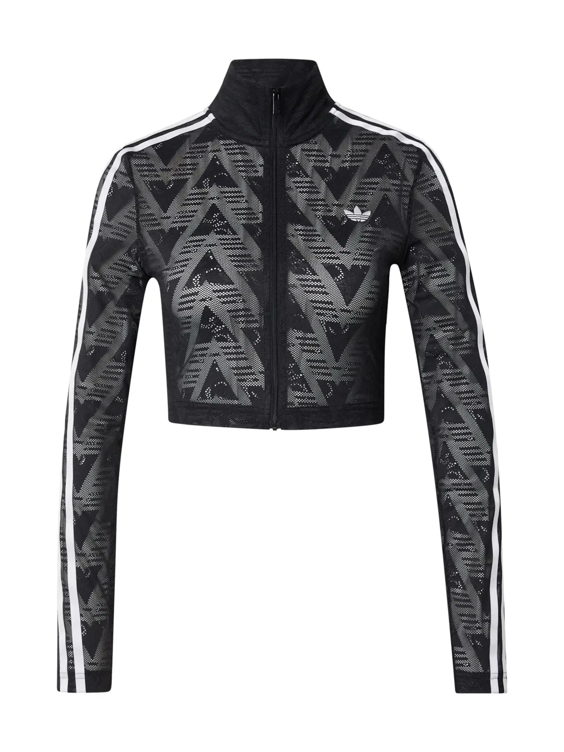 Вязаный кардиган Adidas Originals Firebird Classic черного цвета