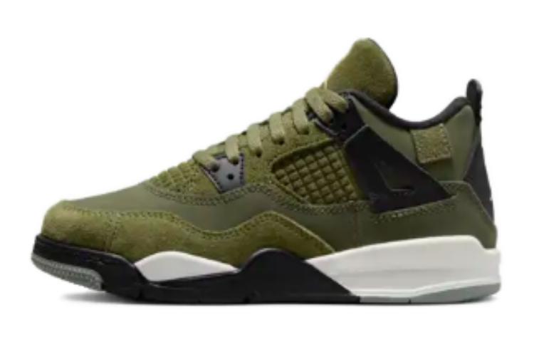 

Jordan Air Jordan 4 Детские баскетбольные кроссовки BP, Green