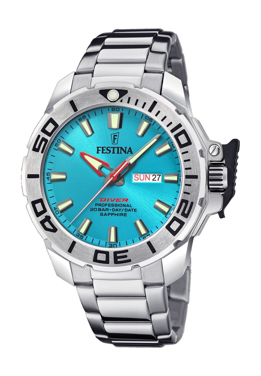 

Мужские часы Дайвер F20665 FESTINA, светло-синий