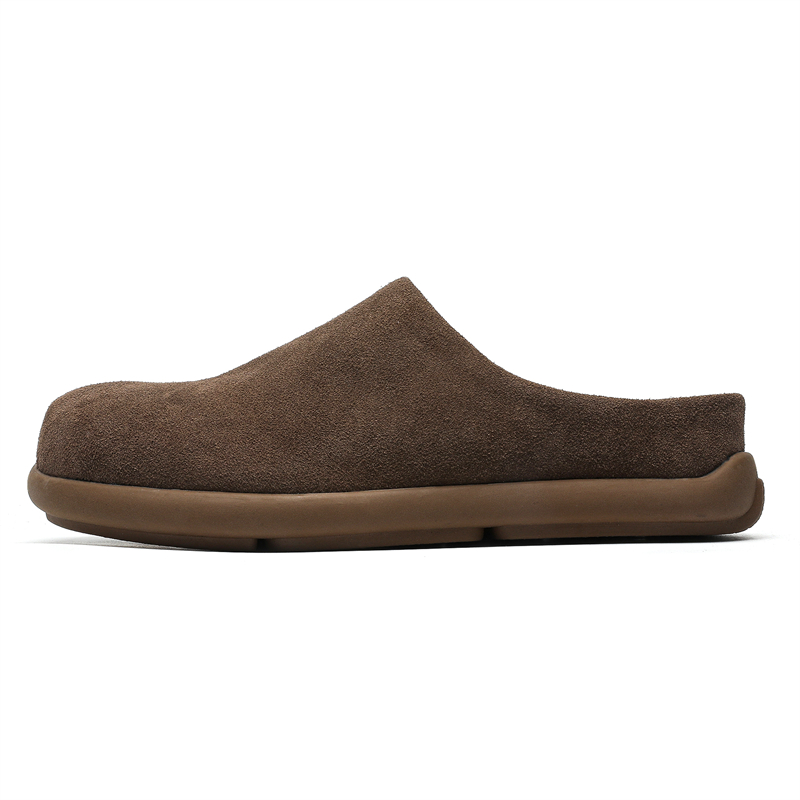 

V05 Закрытые тапочки унисекс коричневые женские, цвет Brown Women's