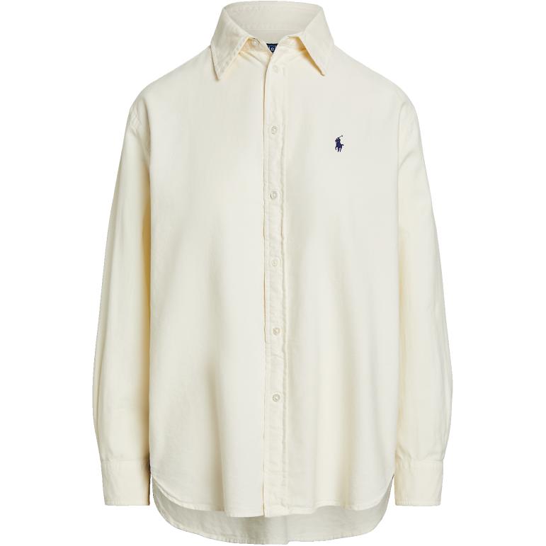 

Рубашка с длинным рукавом на пуговицах Polo Ralph Lauren, кремовый