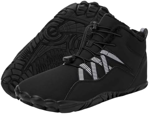 

Зимние Ботинки MIOKUKO для Ходьбы, Мужские и Женские, Пятипалые Минималистичные Ботинки, B 7 Women/5 Men