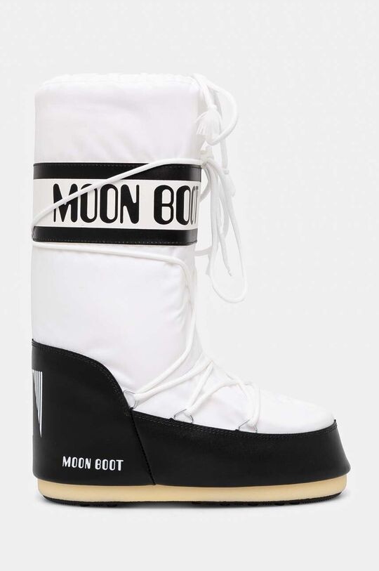 Зимние ботинки Moon Boot ICON NYLON высокие на платформе, белый — фото 2