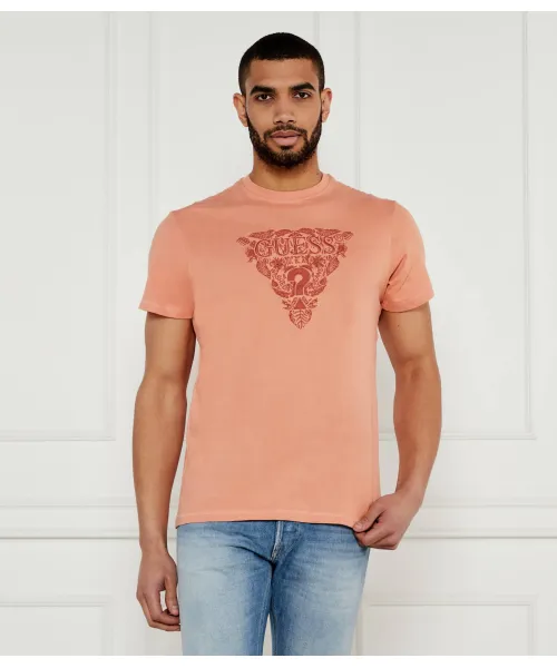 

Футболка Regular fit Guess Jeans, оранжевый