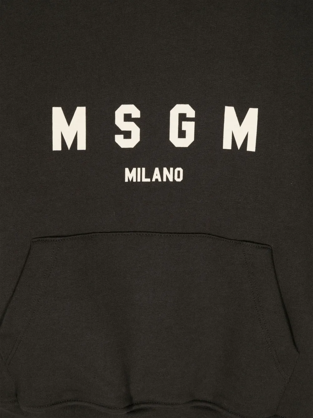 Худи с логотипом MSGM Kids, серый — фото 3