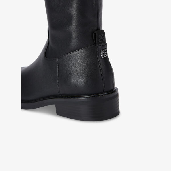 Сапоги Tisha из искусственной кожи на плоской подошве до колена Kg Kurt Geiger, черный — фото 4