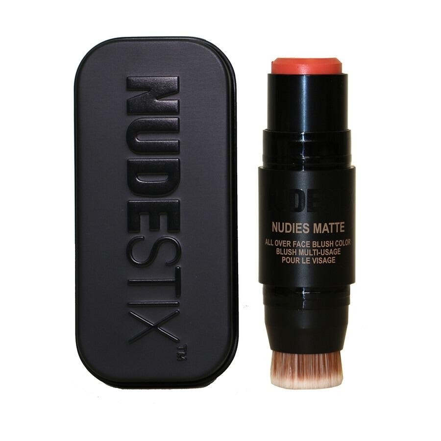 Румяна nudies matte all over face blush color Nudestix, nude peach, вес 2.8 гр. — фото 2