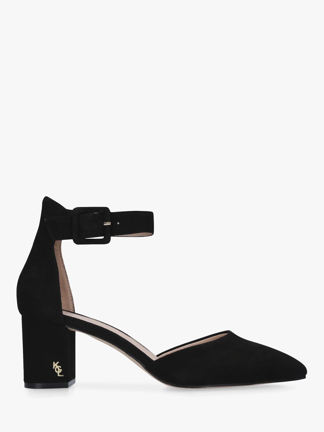 

Kurt Geiger London Burlington Замшевые туфли-лодочки на блочном каблуке, черный
