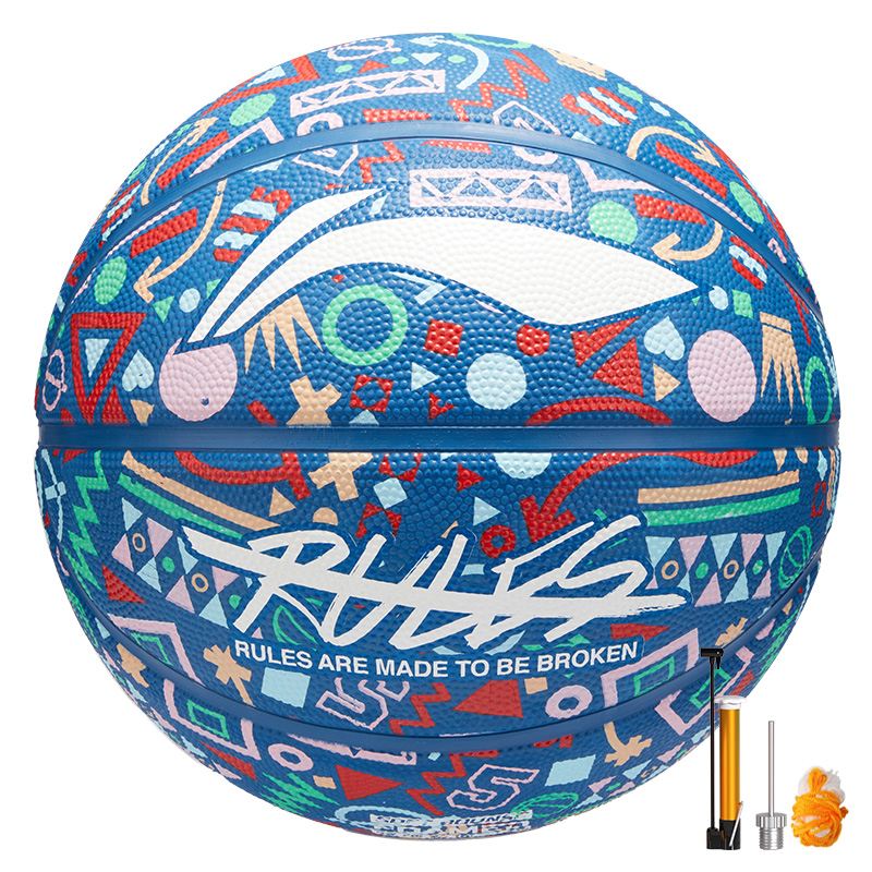 

Резиновый баскетбольный мяч размер 5 тренировочный для детей LINING