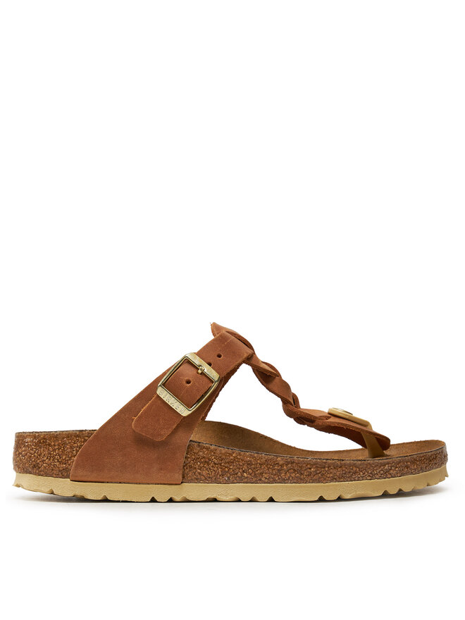 Сланцы Gizeh Braided 1021336 Birkenstock, коричневый