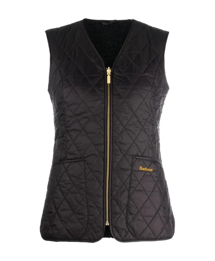 

Черный жилет-подкладка, женская одежда Barbour, черный