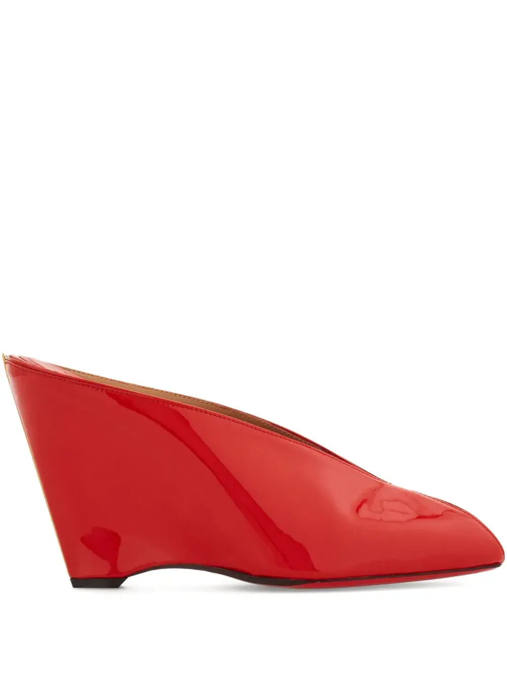 Мюли с открытым носком Ferragamo, красный