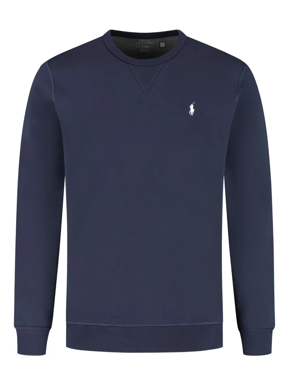 

Свитшот с вышитым логотипом и круглым вырезом POLO RALPH LAUREN, синий