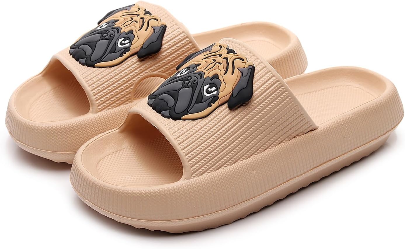 

Тапочки oukisam для женщин и мужчин, толстая подошва, ультра-удобные, как облако, летние пляжные шлепанцы, тапочки для ванной с противоскользящей подошвой, хаки