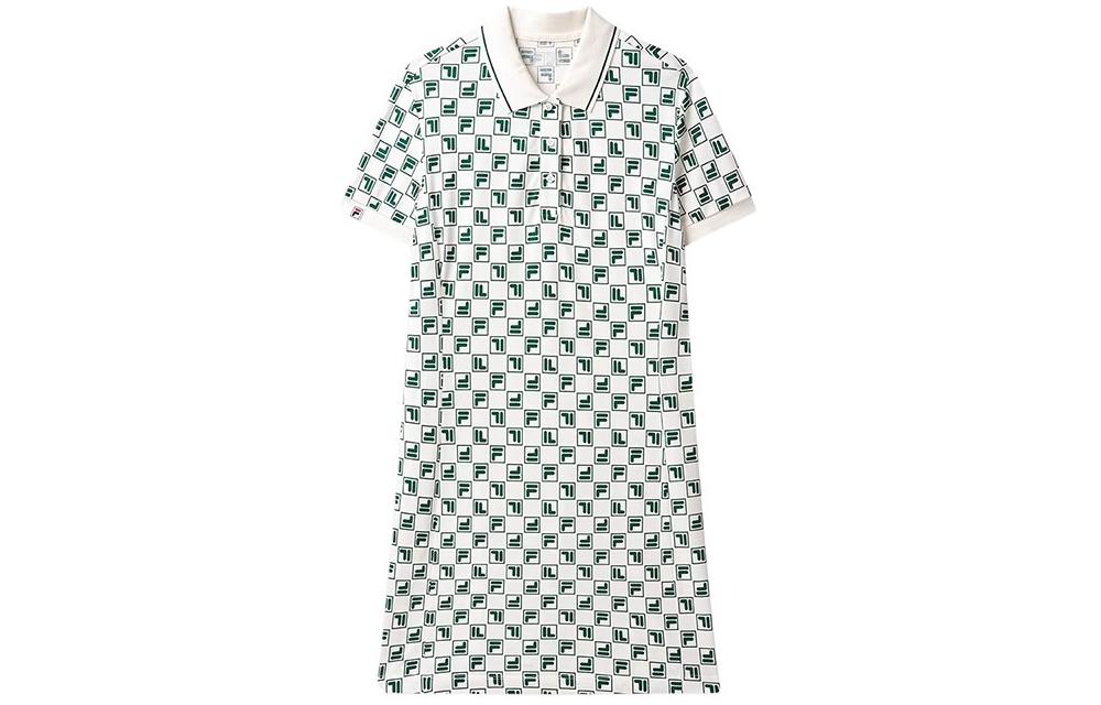 

SS24 Короткое платье с коротким рукавом для женщин с принтом по всей поверхности FILA, all over print four