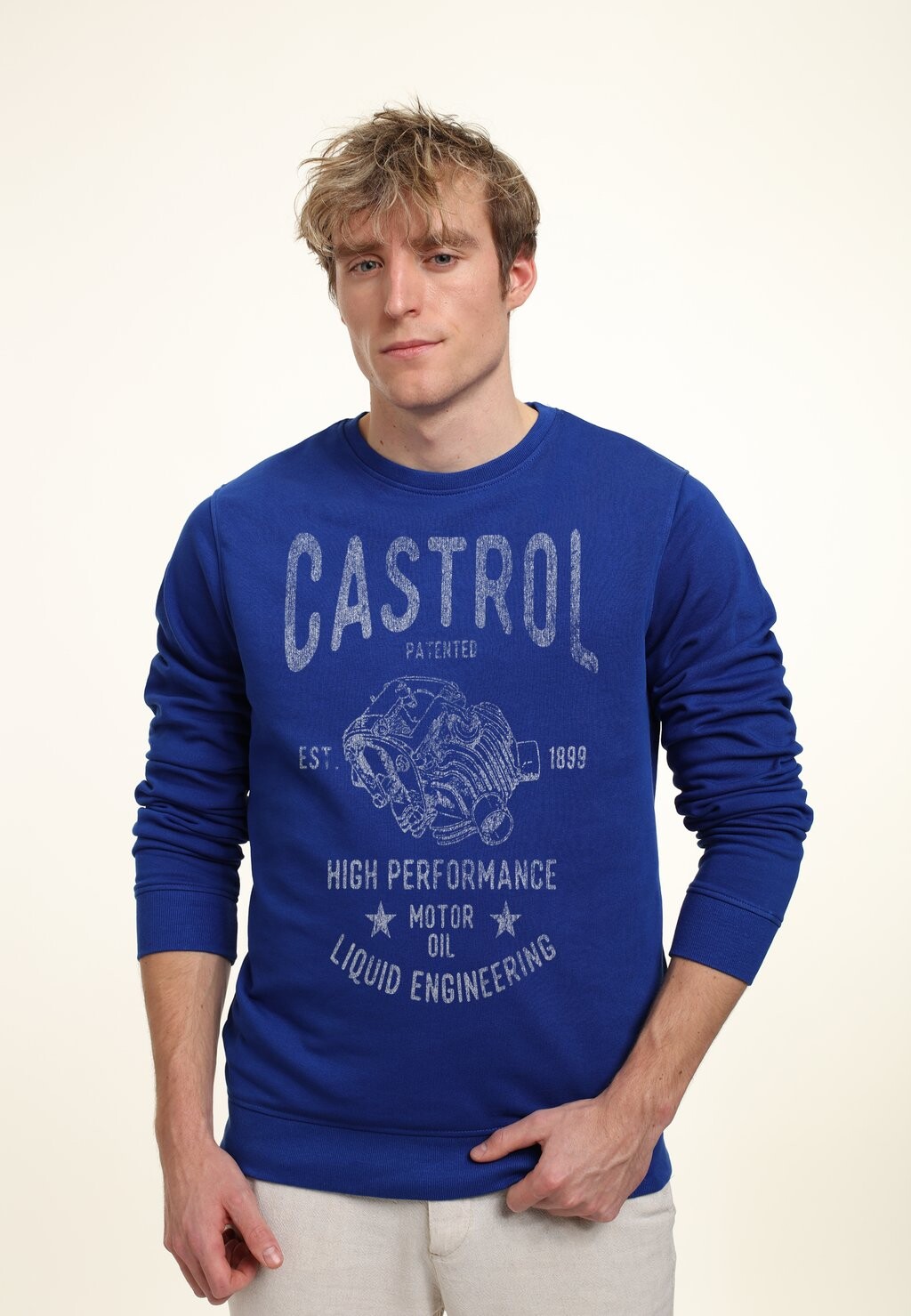 

Толстовка CASTROL MOTOR OIL Henry Tiger, синий