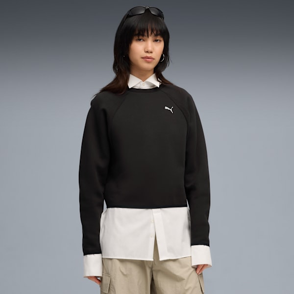 

Женская толстовка с круглым вырезом Evostripe Puma, черный