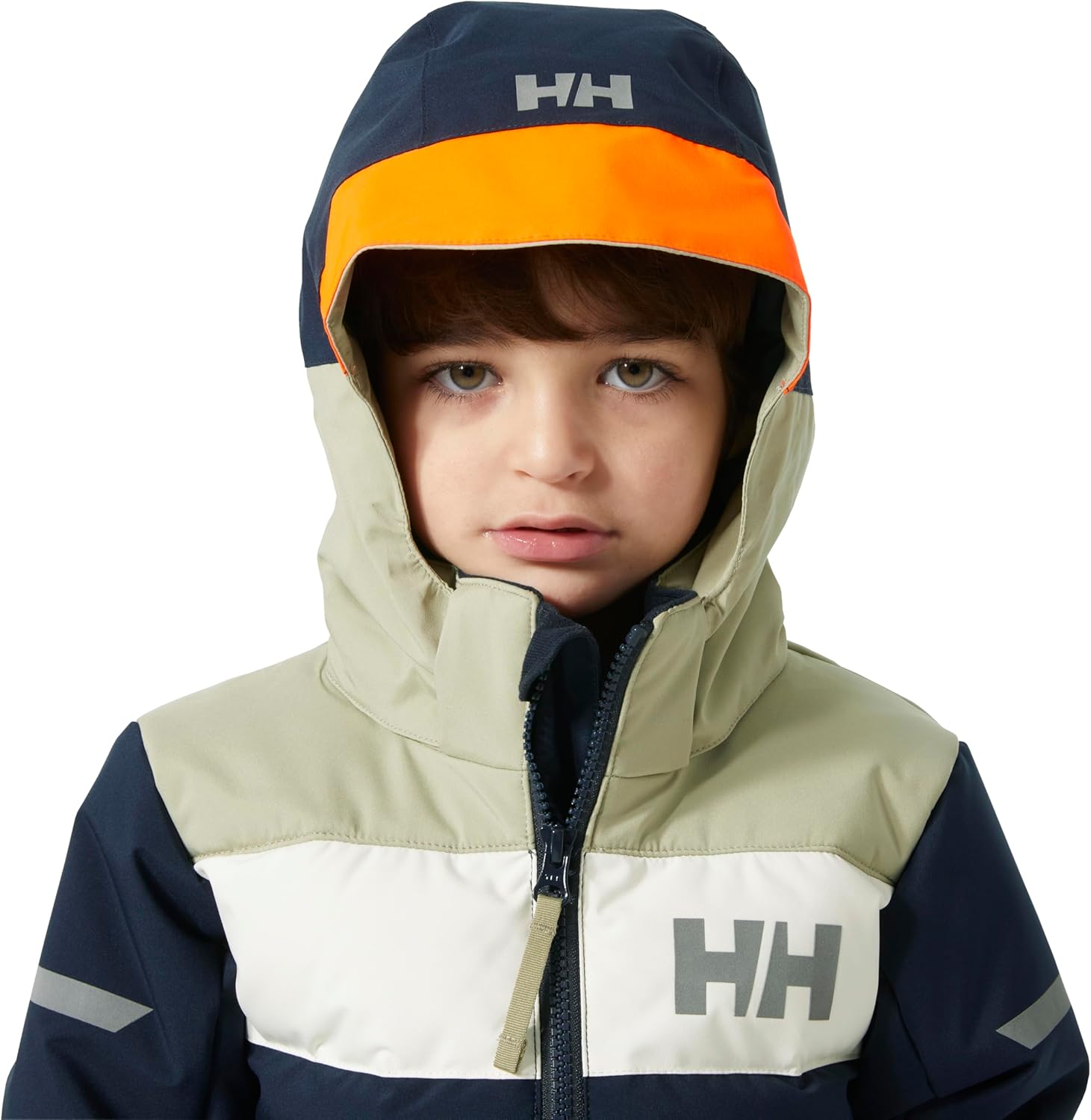 Детская утепленная куртка Helly-Hansen Vertical - детское зимнее пальто унисекс, водонепроницаемое, ветрозащитное, дышащее, теплое верхняя одежда Helly Hansen, 599 Navy — фото 3