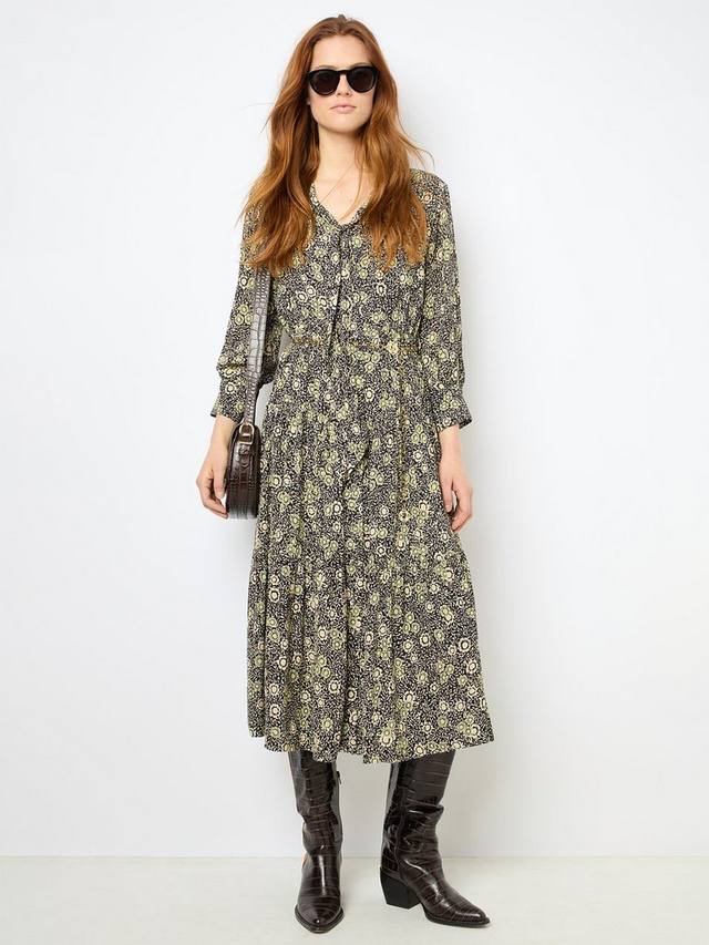 

Платье в цветочек solya Gerard Darel, цвет Khaki/Multi