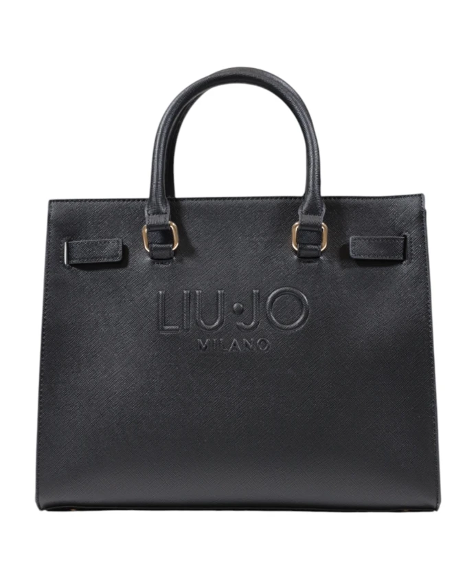 

Структурированная сумка-тоут с верхними ручками. Liu Jo, черный