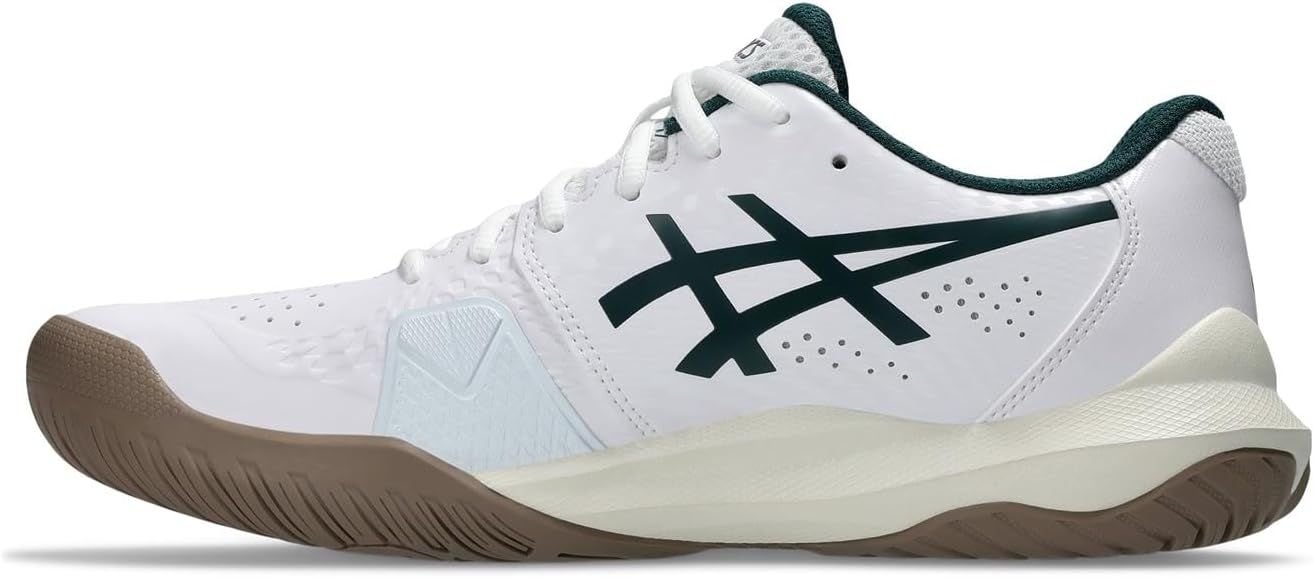 Мужские теннисные кроссовки ASICS Gel-Challenger 14, белый/зеленый — фото 2