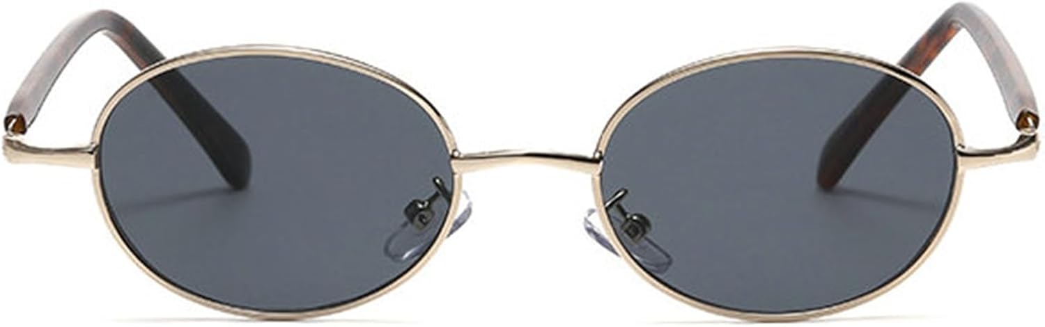 

Модные металлические овальные солнцезащитные очки Helena для женщин и мужчин, винтажные круглые солнцезащитные очки для активного отдыха, модные очки с защитой от УФ-излучения UV400, C2