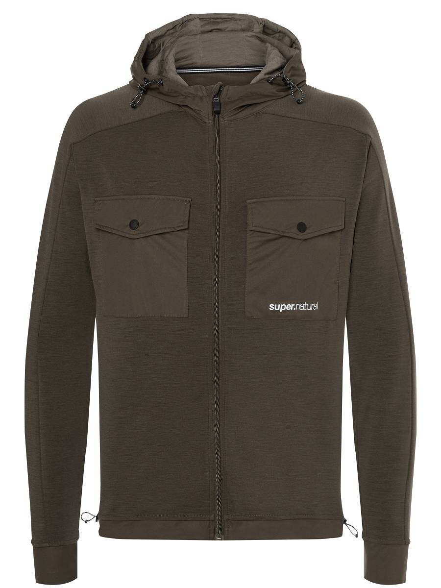 

Куртка super.natural Merino Jacke, цвет dark