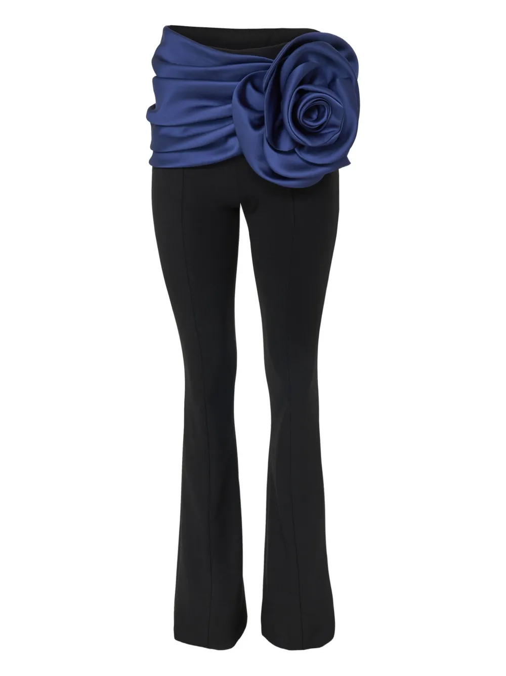 

Брюки с цветочными аппликациями Carolina Herrera, черный