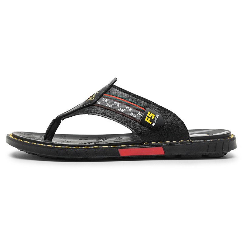 

Shiozawa Мужские быстросохнущие шлепанцы с прострочкой на резиновой подошве бежевые, цвет Beige