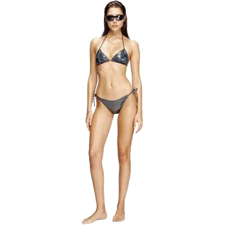 Топ бикини Oval D DIESEL, Dark Gray — фото 3