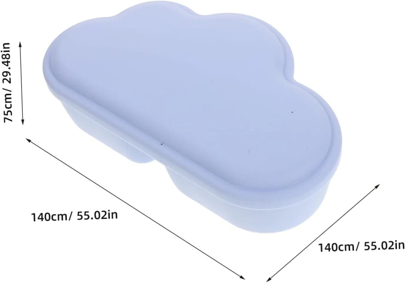 Набор для ухода за лицом с миской и аппликатором BELLIFFY небесно-голубой 14.50x8.00x5.00 см — фото 2