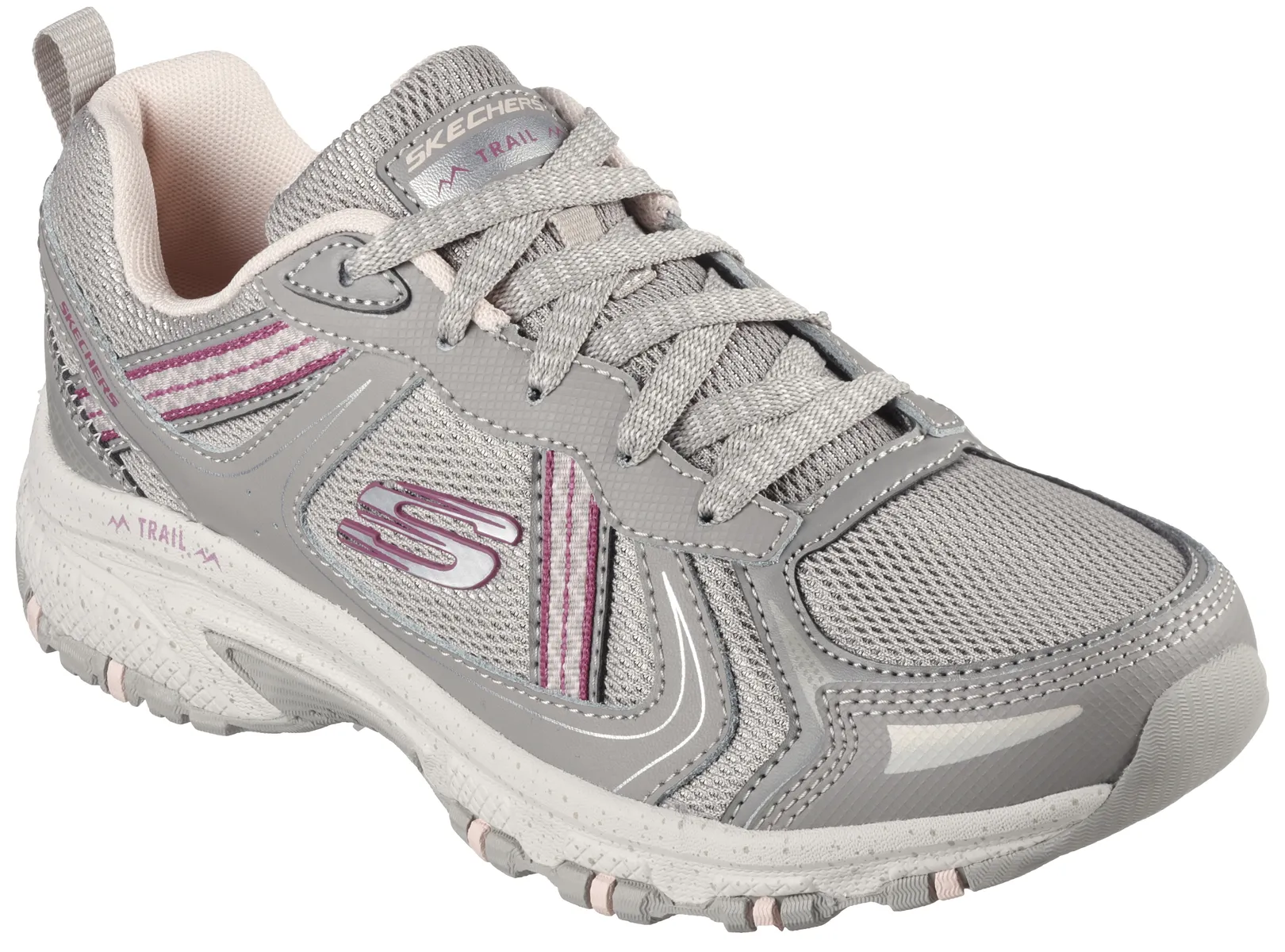 

Туфли Skechers на шнуровке "HILLCREST - VAST ADVENTURE", со стелькой из пеноматериала с эффектом памяти, повседневная обувь, полуботинки, туфли на шнуровке, фиолетовый