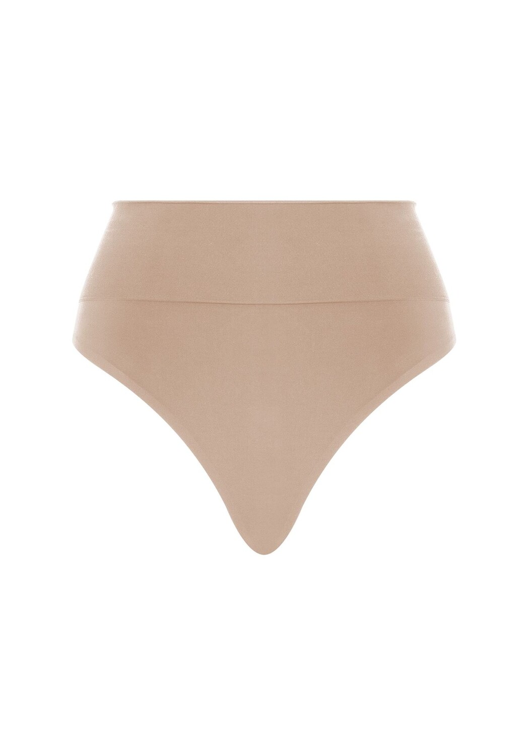 

Стринги Tanga с высокой талией Wolford, цвет Clay