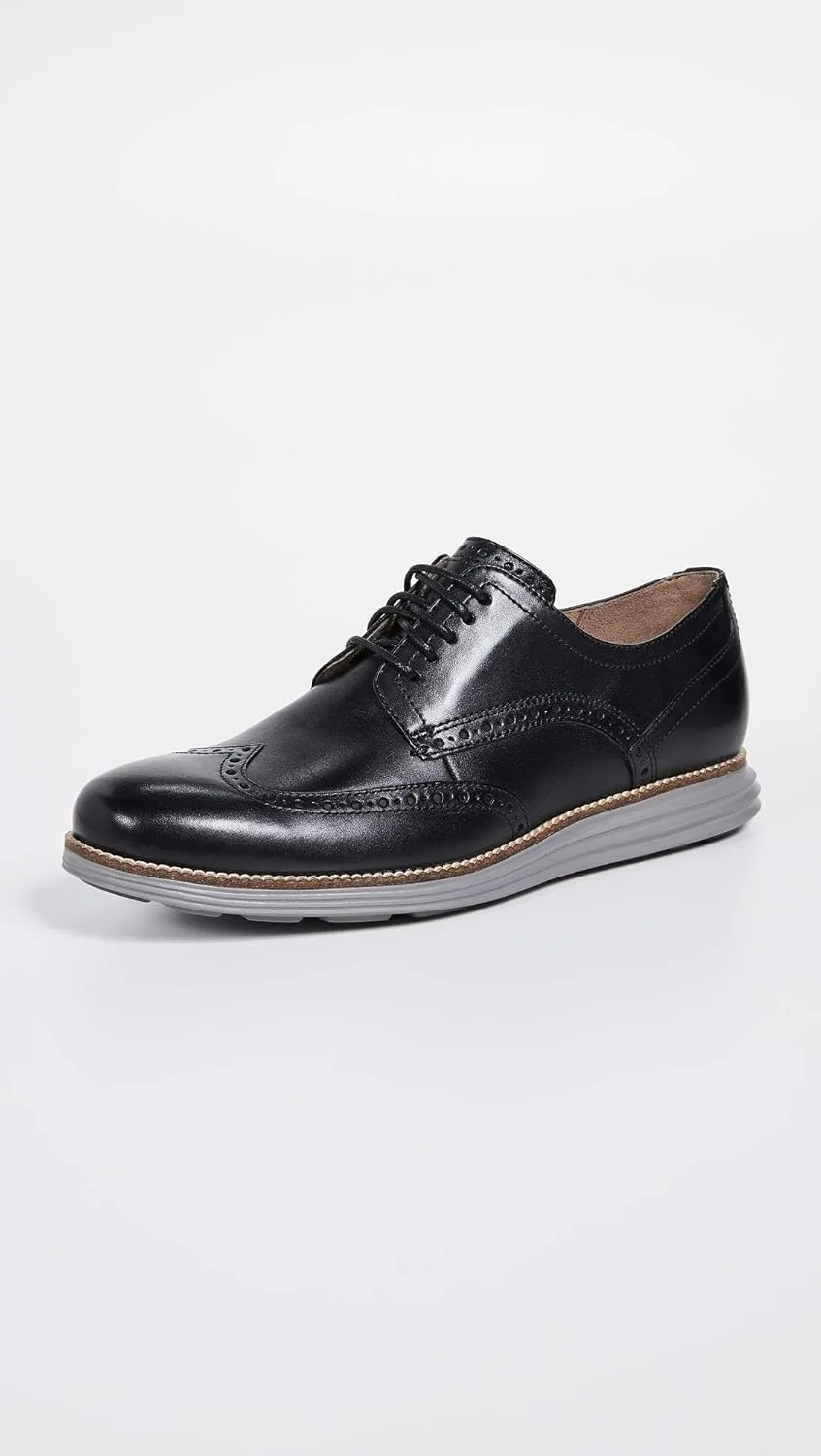 Мужские оксфорды Cole Haan Grand Tour Wingtip, черный — фото 3