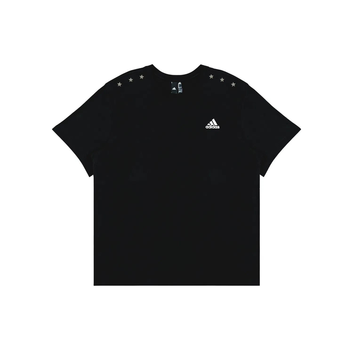 Футболка с принтом звезд Adidas MUST HAVES черная