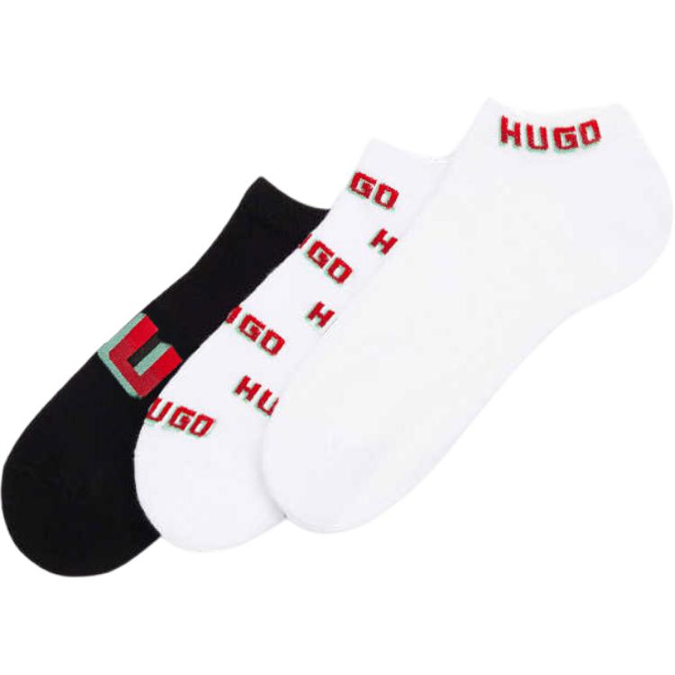 

Носки мужские щиколотка 3 пары HUGO BOSS, черный