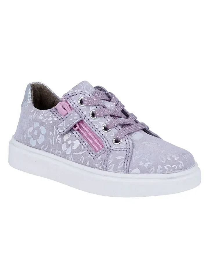 Сникерсы на шнуровке, Richter Shoes, лиловый