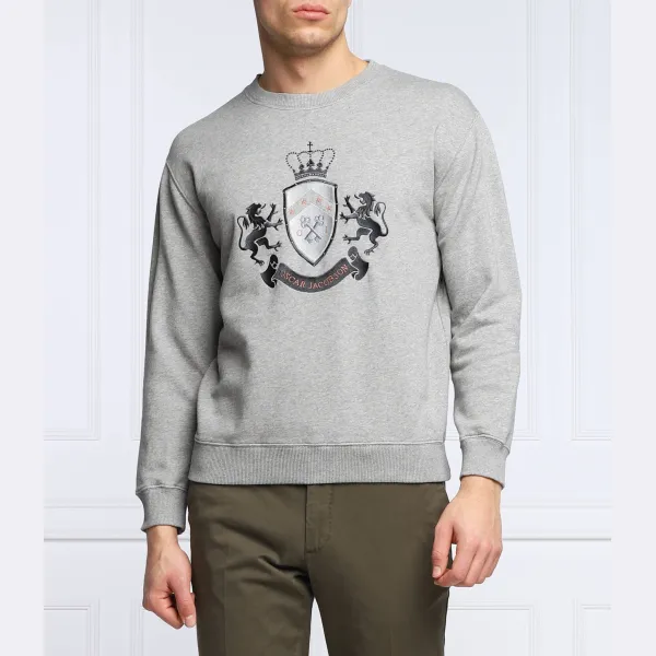 

Толстовка обычного кроя Oscar Crown Oscar Jacobson, серый