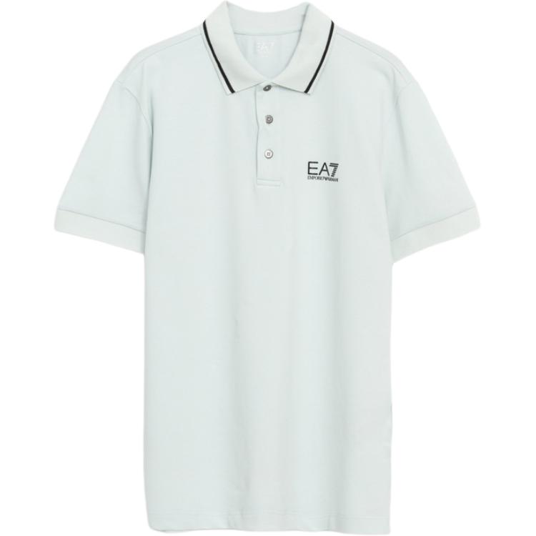 

Поло из пике EMPORIO ARMANI, светло-зеленый