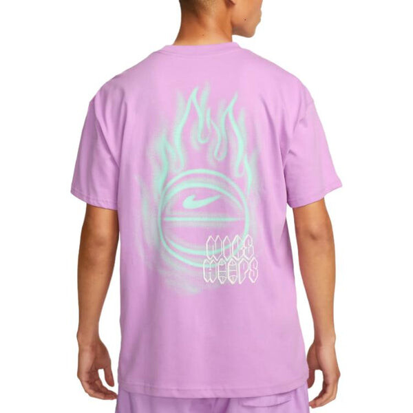 Футболка Nike Max90 Basketball T-shirt 'Pink', розовый — фото 3