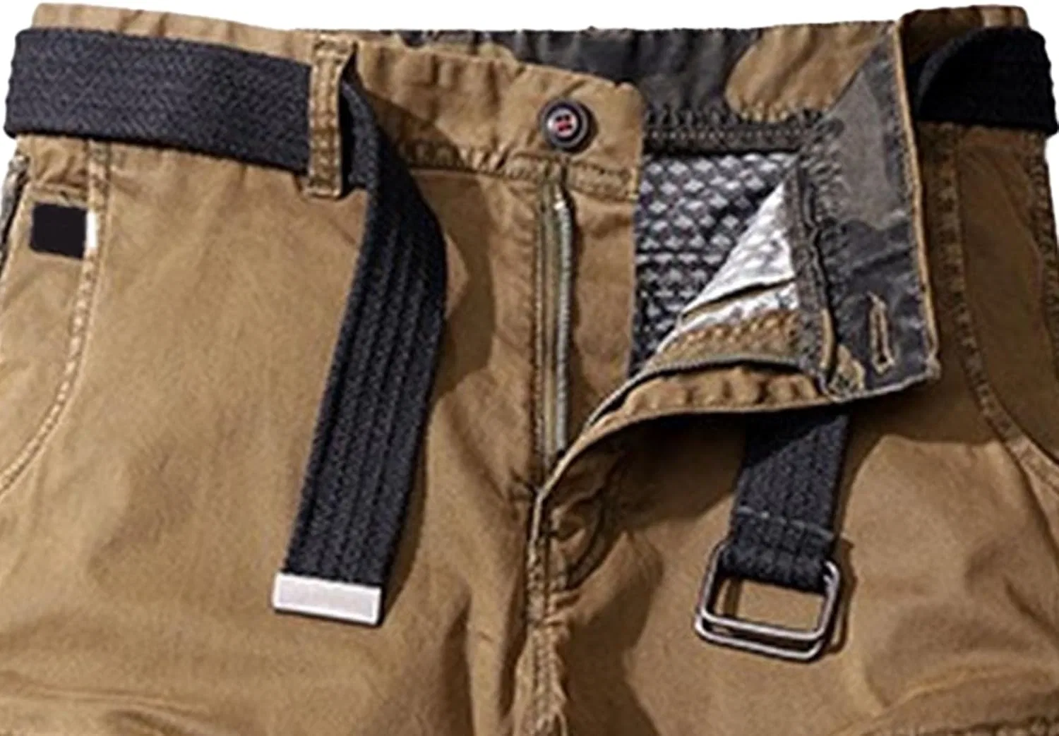 Джинсы карго мужские, Military Ripstop, Khaki 4 — фото 2
