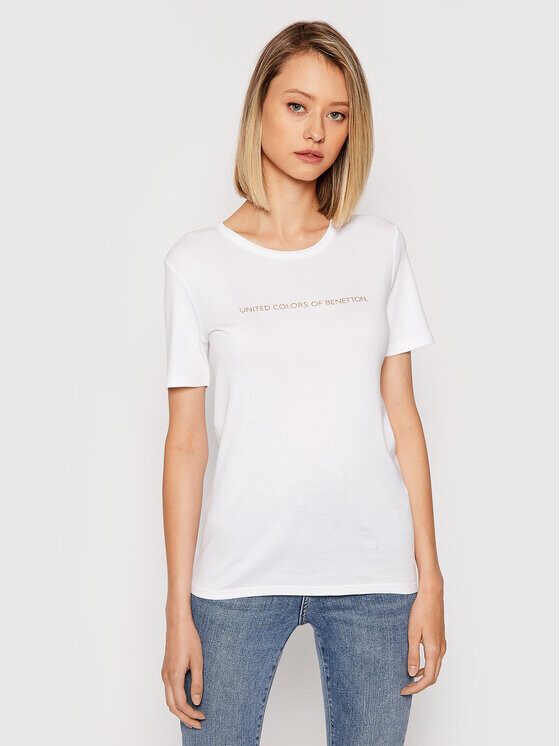 

Футболка стандартного кроя United Colors Of Benetton, белый