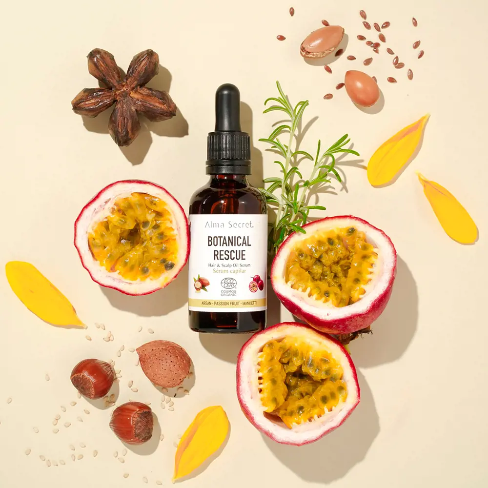 Сыворотка для волос Botanical rescue sérum capilar Alma Secret, 50 мл. — фото 3