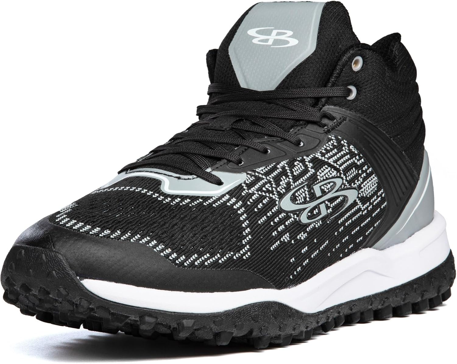 

Мужские футбольные кроссовки Boombah Viper Pureknit Turf Mid - Статус - Разнообразие цветов - Разные размеры, черный/серый