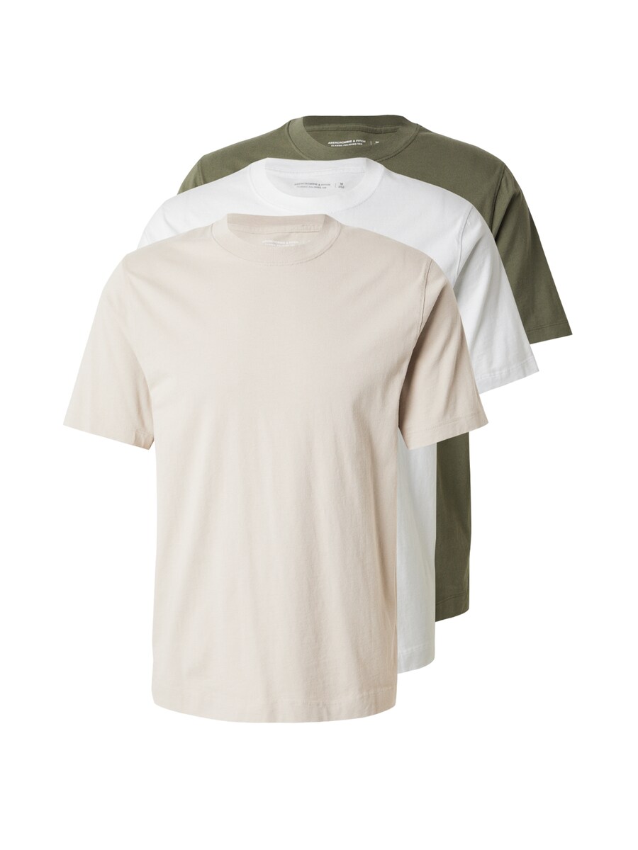 

Рубашка Abercrombie & Fitch CLASSIC, цвет Greige/Jade/White
